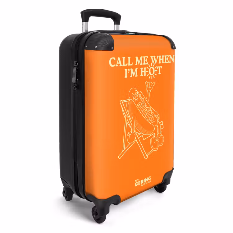 CaseSwap™ - Orange - Hot-dog - Soleil - Blanc — 2
