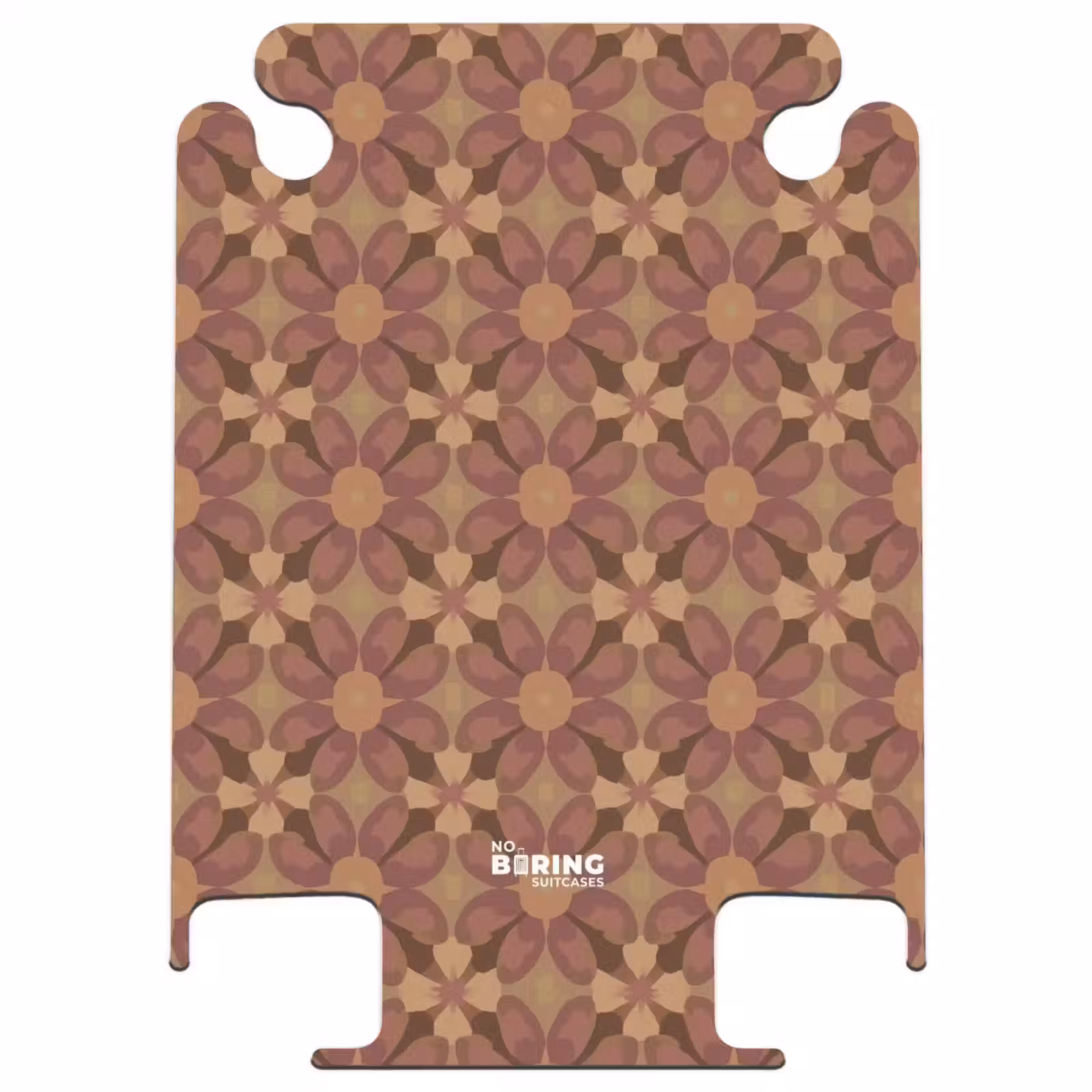 CaseSwap - Rétro - Fleurs - Marron — 1