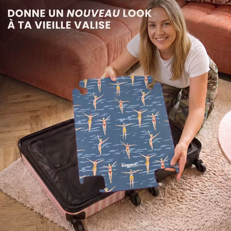 CaseSwap - Maillots de bain pour femmes - Rétro - Bleu — 3