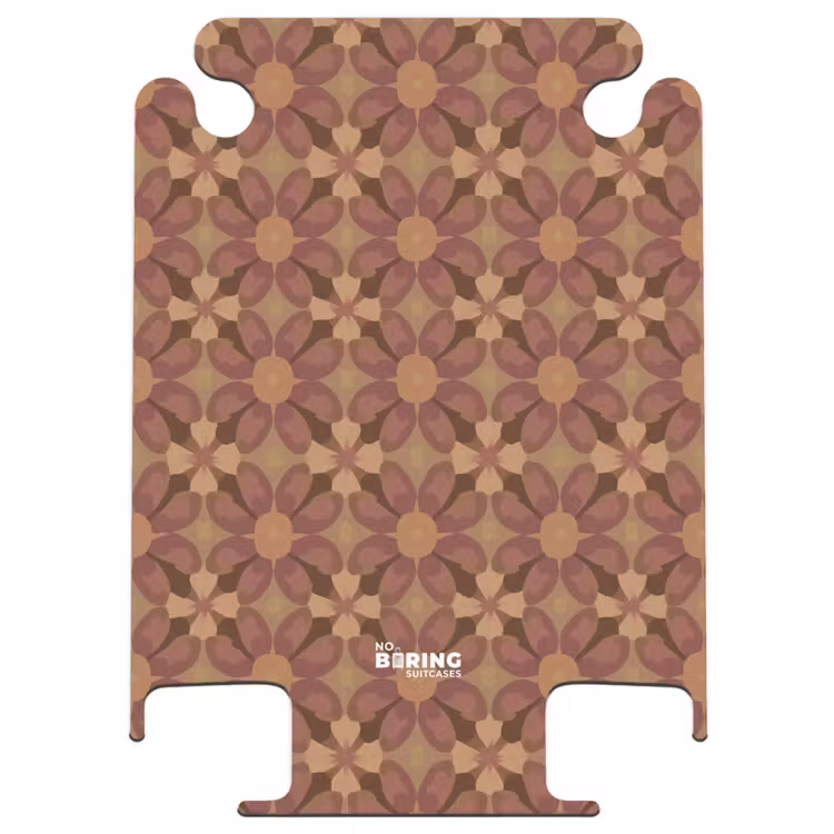 CaseSwap - Rétro - Fleurs - Marron — 1