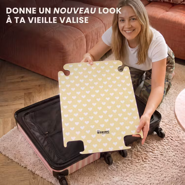 CaseSwap™ - Cœurs - Motif - Jaune — 3