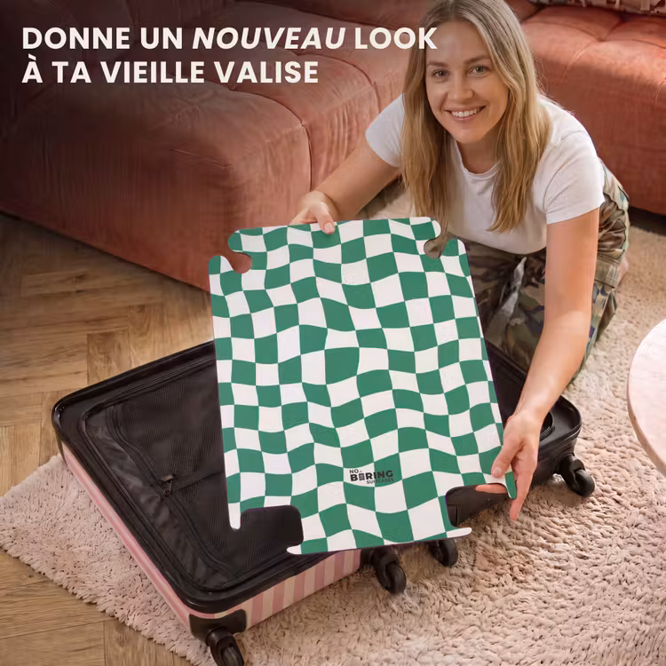CaseSwap™ - Échiquier - Ondulé - Vert — 3