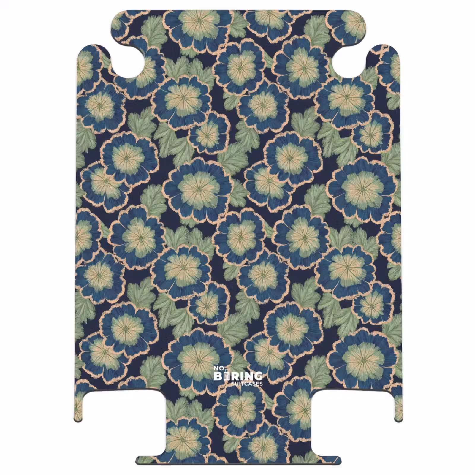 CaseSwap - Fleurs - Broderie - Motif - Bleu - Vert — 1