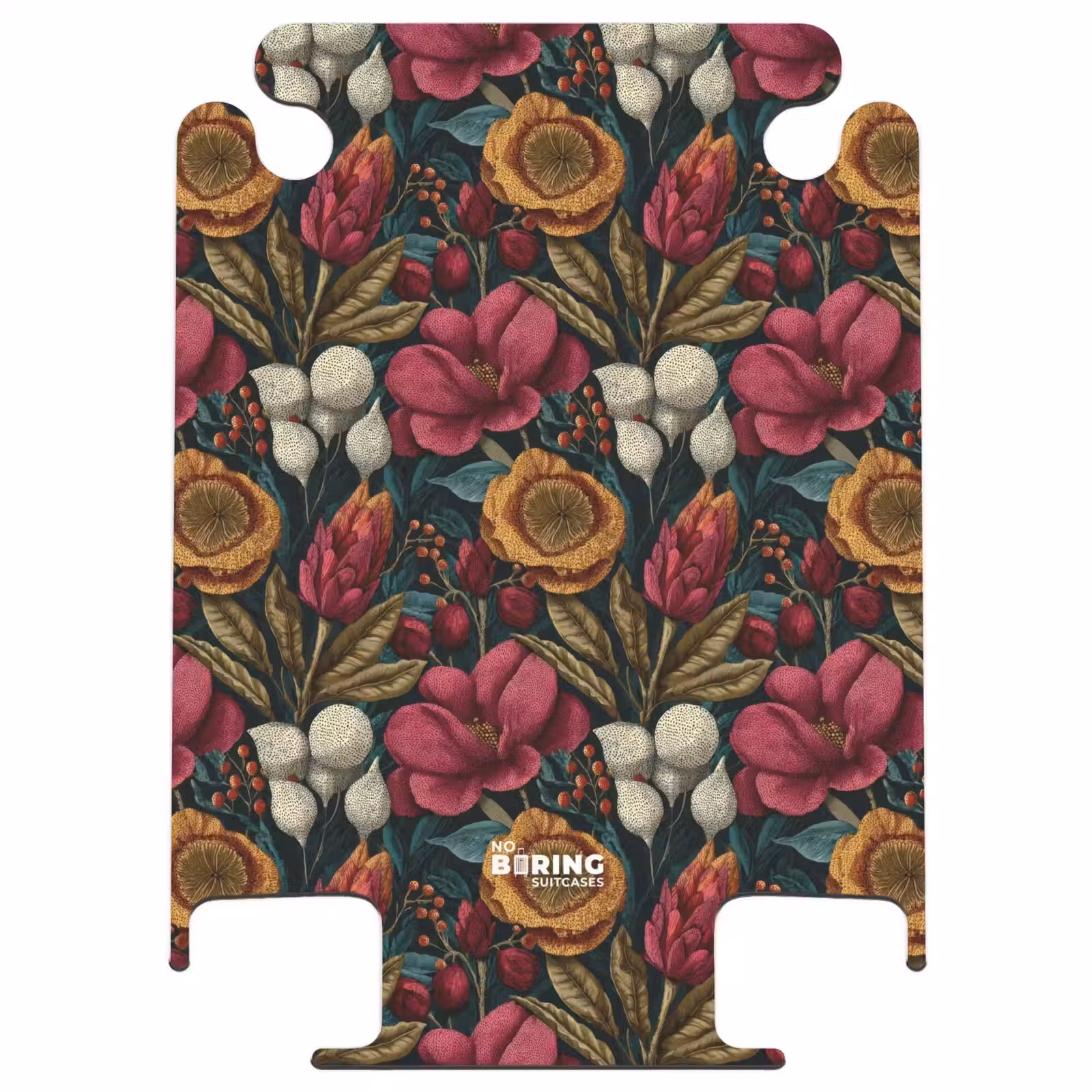 CaseSwap™ - Fleurs - Motif - Rouge - Or — 1