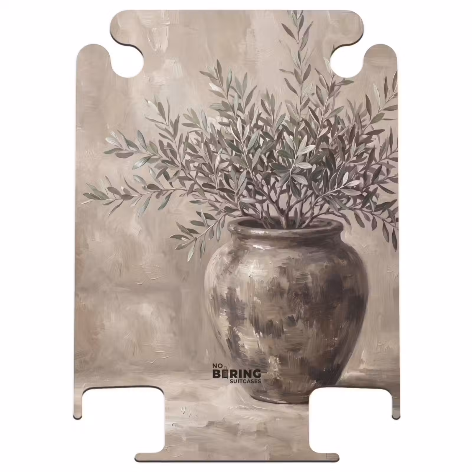 CaseSwap - Olivier - Pot en terre cuite - Abstrait - Beige — 1