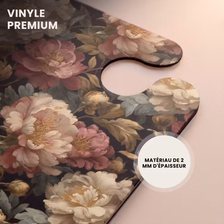 CaseSwap - Fleurs - Baroque - Motif - Rose - Crème — 5