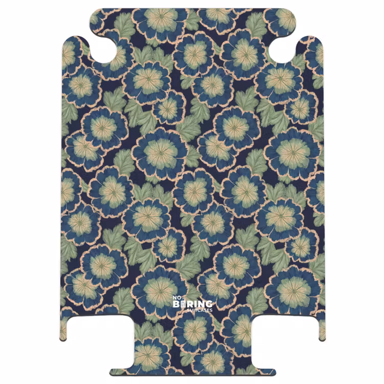 CaseSwap - Fleurs - Broderie - Motif - Bleu - Vert — 1