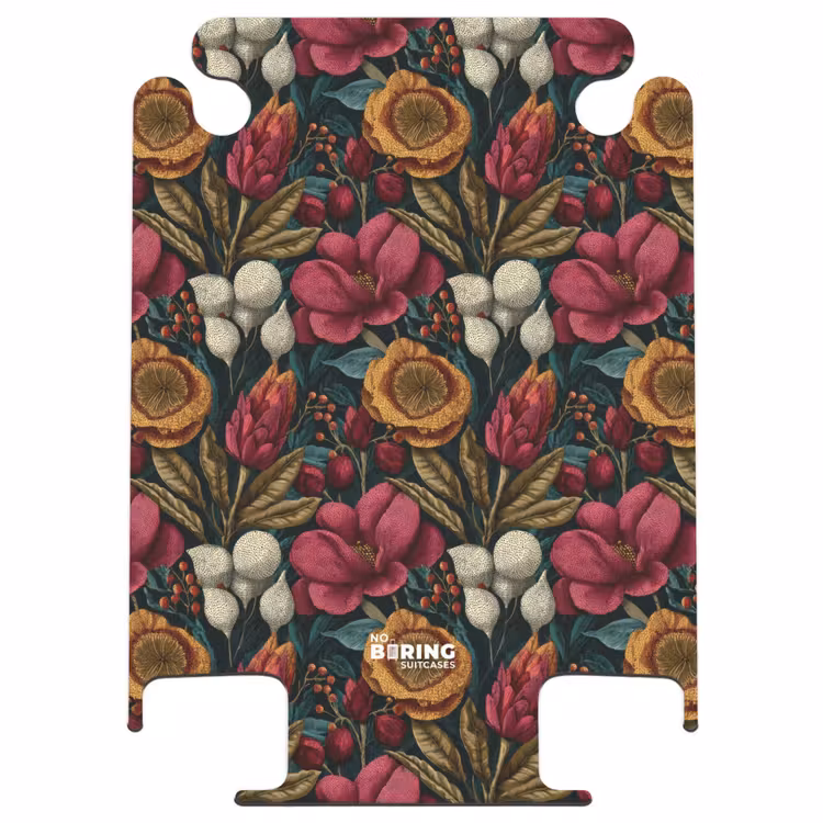 CaseSwap™ - Fleurs - Motif - Rouge - Or — 1