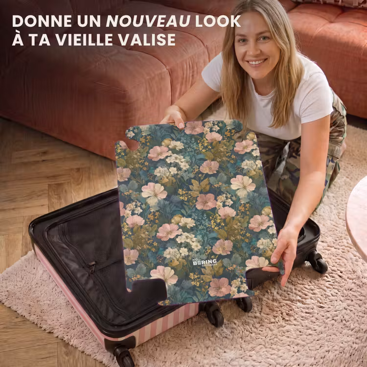 CaseSwap™ - Fleurs sauvages - Botanique - Motif - Rose - Romantique — 3