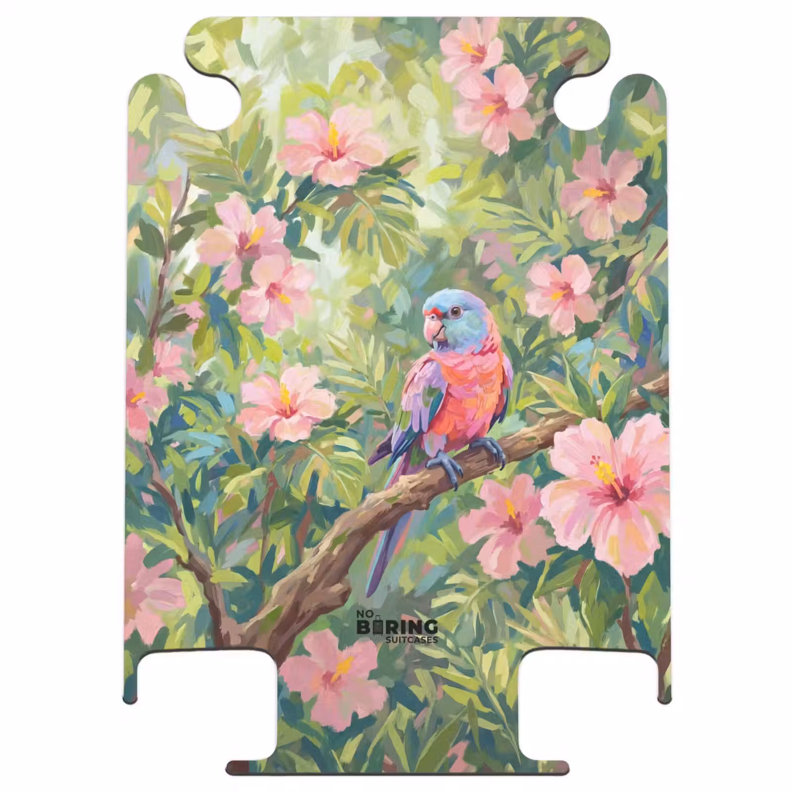 CaseSwap™ - Perroquet - Fleurs d'hibiscus - Coloré — 1
