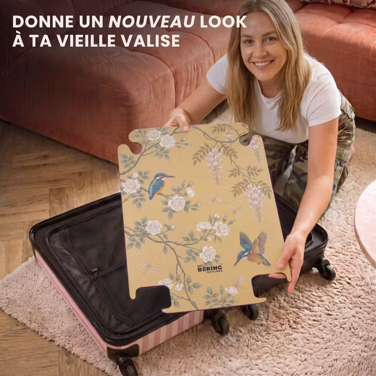 CaseSwap - Martin-pêcheurs - Fleurs - Jaune — 3