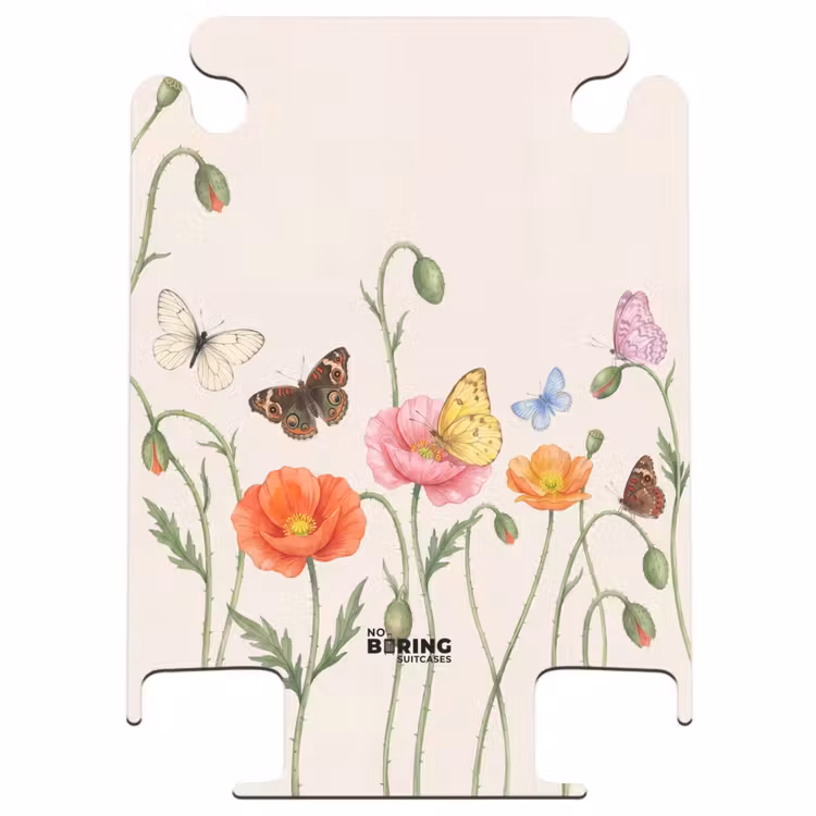 CaseSwap - Papillons - Coquelicots - Illustration - Coloré — 1
