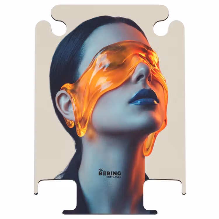 CaseSwap - Femme - Orange - Abstrait - Moderne - Coloré — 1