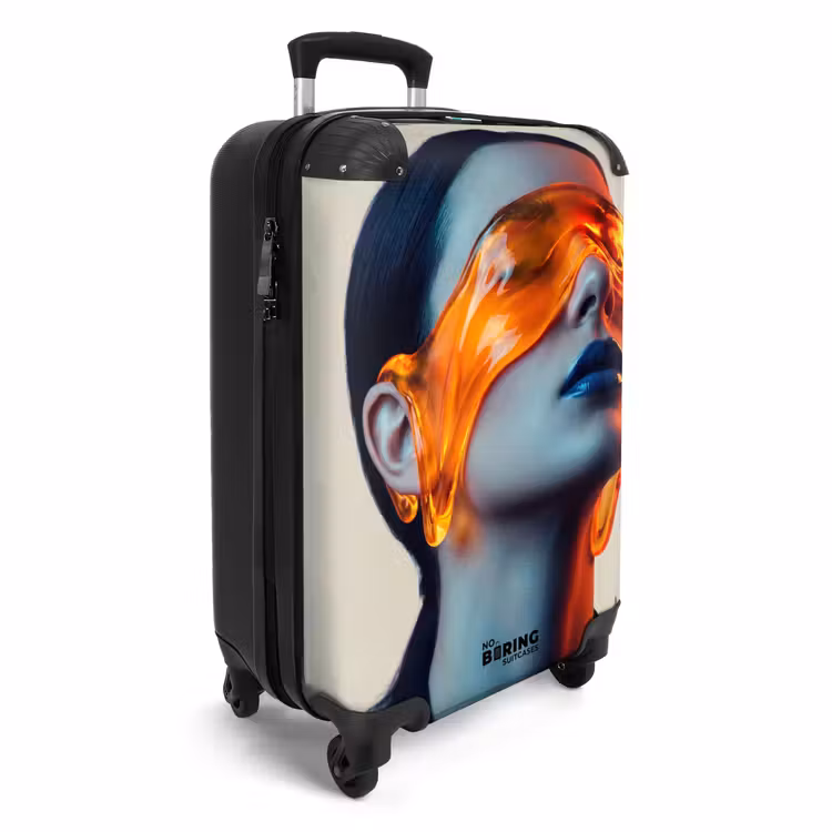 CaseSwap - Femme - Orange - Abstrait - Moderne - Coloré — 2