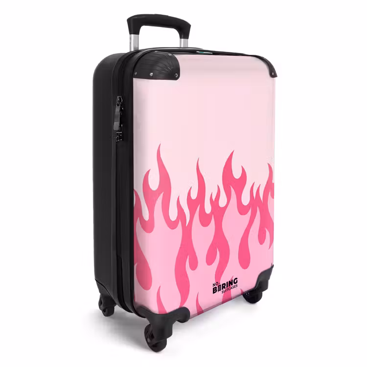 CaseSwap - Flammes - Motif - Abstrait - Moderne - Rose — 2