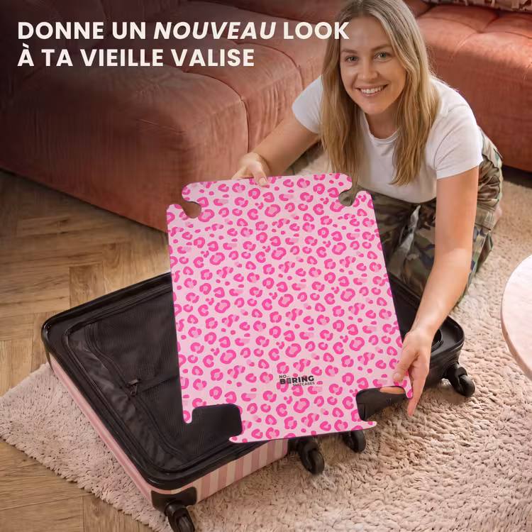 CaseSwap - Imprimé animalier - Motif - Abstrait - Moderne - Rose — 3