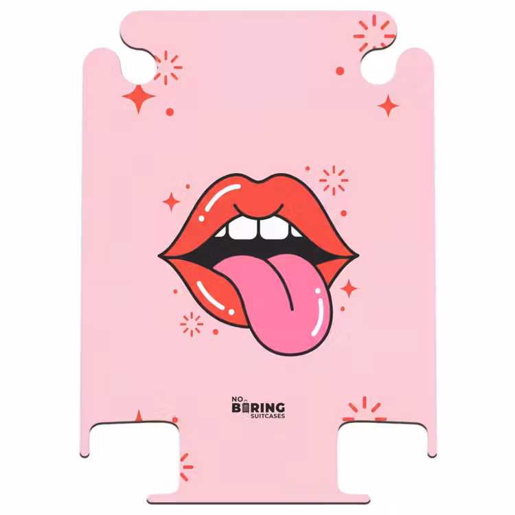 CaseSwap - Lèvres - Langue - Pop art - Coloré - Rose — 1