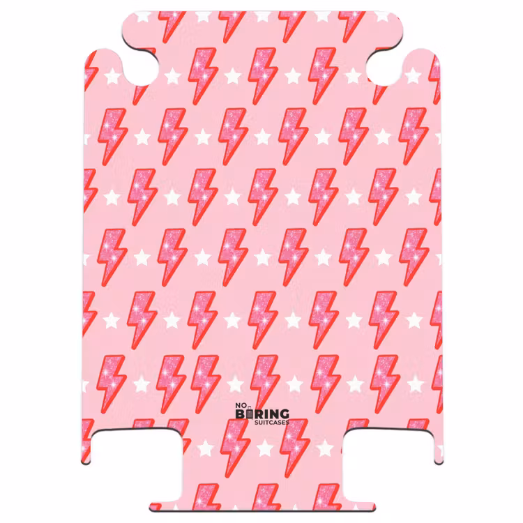 CaseSwap - Motif - Éclair - Étoile - Paillettes - Rose — 1