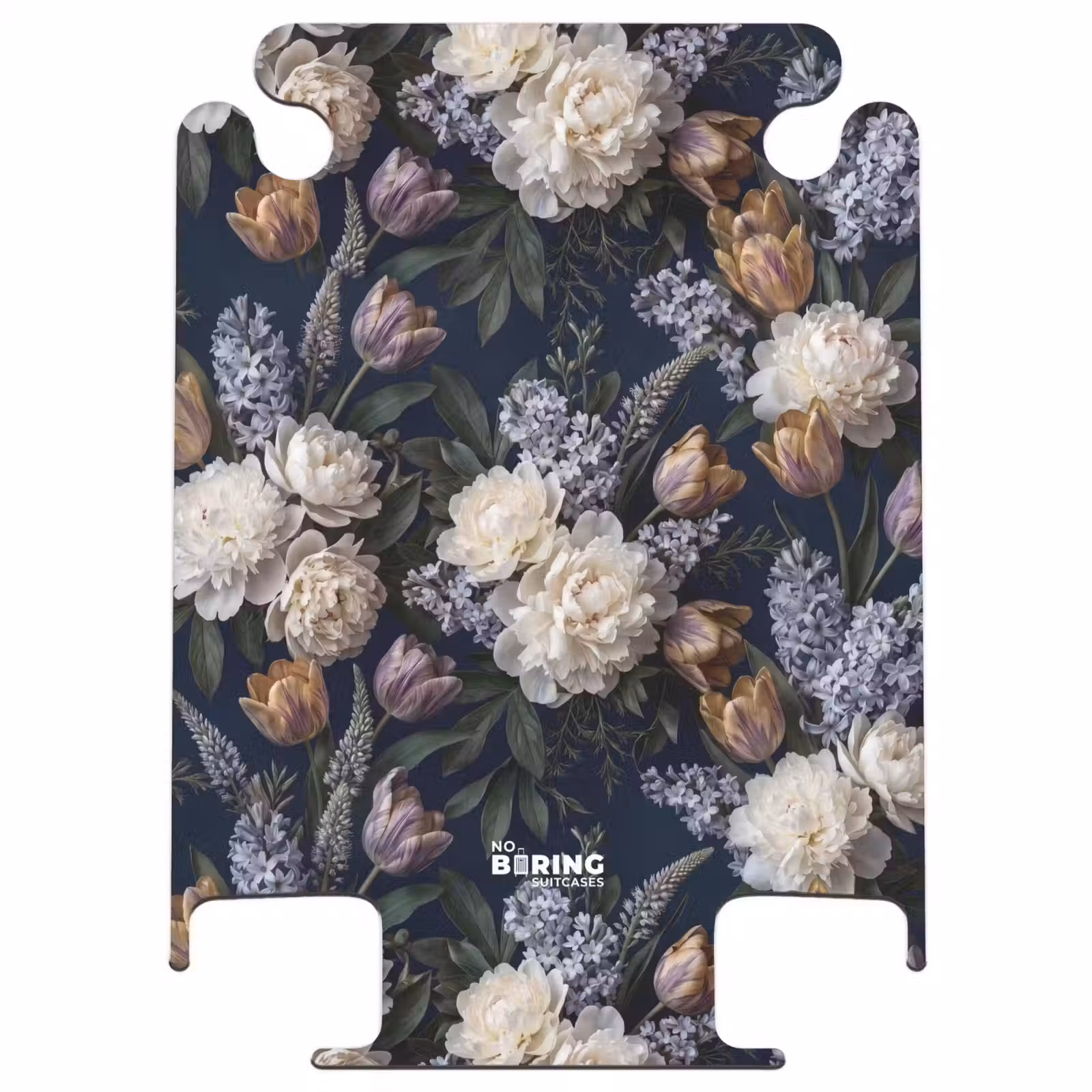 CaseSwap™ - Fleurs - Sombre - Élégant - Nature - Blanc — 1