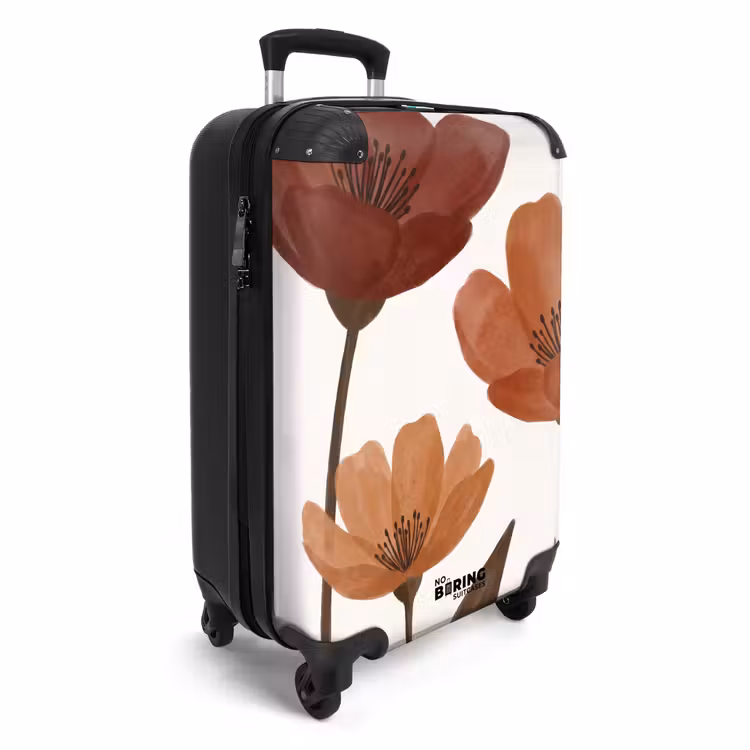 CaseSwap™ - Fleurs - Abstrait - Moderne - Marron - Décoratif — 2