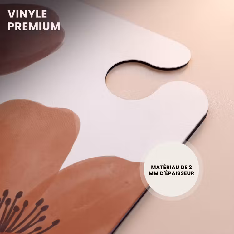 CaseSwap™ - Fleurs - Abstrait - Moderne - Marron - Décoratif — 5