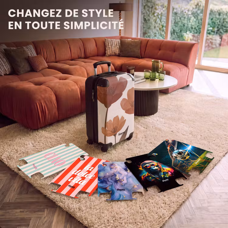 CaseSwap™ - Fleurs - Abstrait - Moderne - Marron - Décoratif — 6