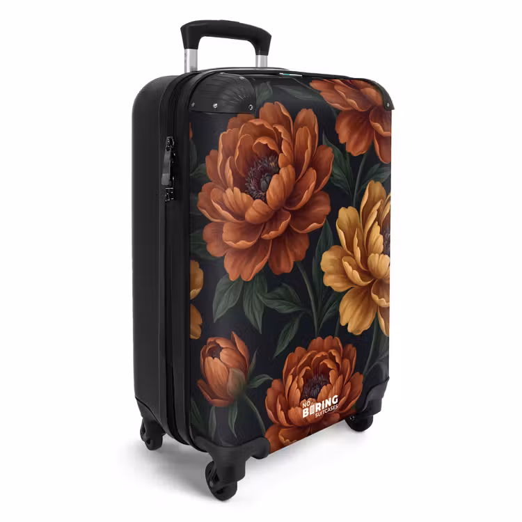 CaseSwap™ - Fleurs - Feuilles - Nature - Moderne - Orange — 2