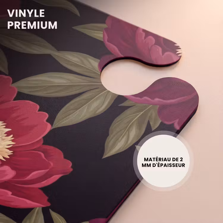 CaseSwap™ - Fleurs - Motif - Botanique - Rouge - Noir — 5