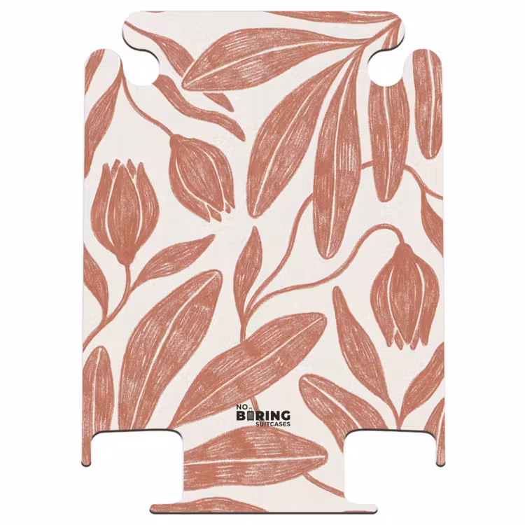 CaseSwap™ - Fleurs - Motif - Moderne - Nature - Marron — 1