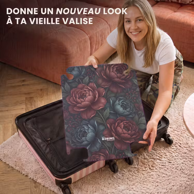 CaseSwap™ - Fleurs - Motif - Nature - Classique - Sombre — 3