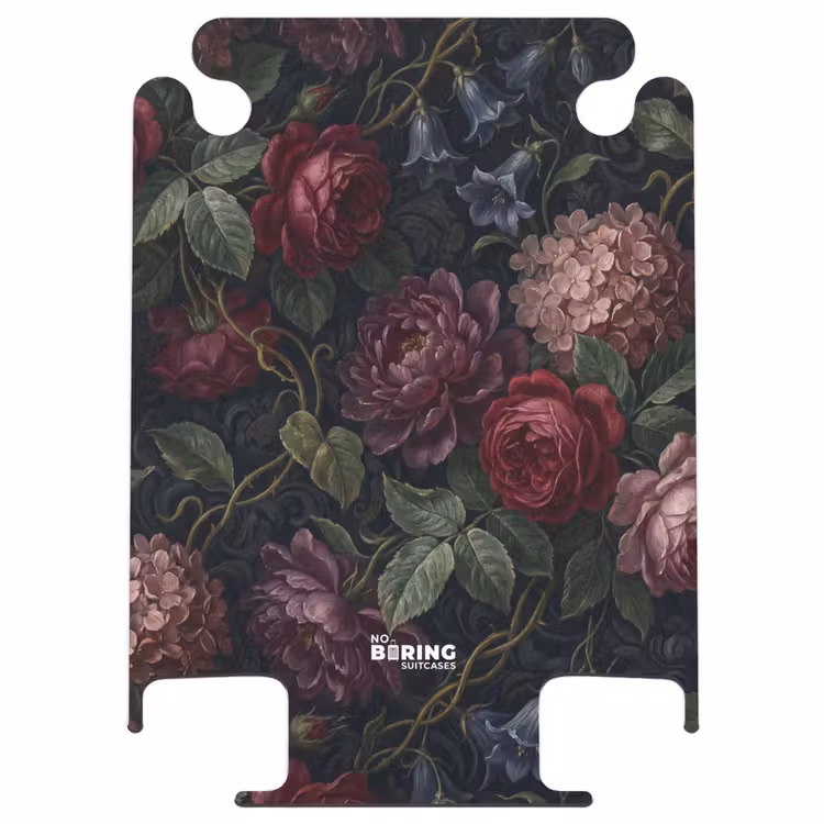 CaseSwap™ - Fleurs - Rouge - Classique - Foncé - Motif — 1