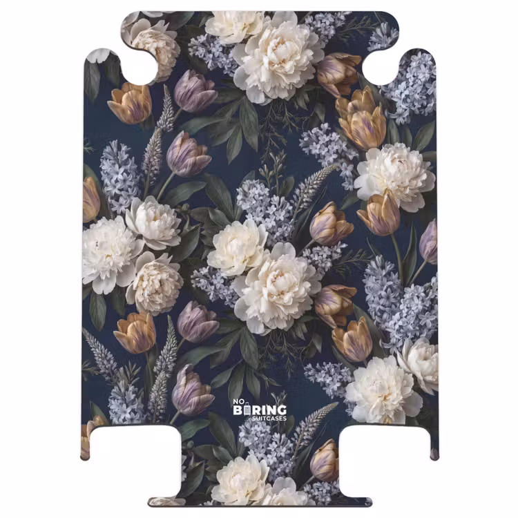 CaseSwap™ - Fleurs - Sombre - Élégant - Nature - Blanc — 1