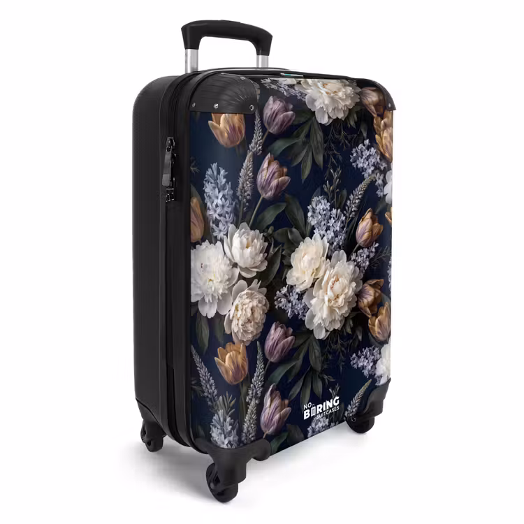 CaseSwap™ - Fleurs - Sombre - Élégant - Nature - Blanc — 2