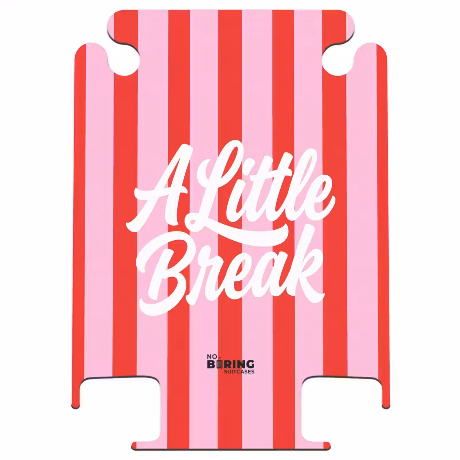 CaseSwap™ - A Little Break - Rayures - Rouge - Rose — 1