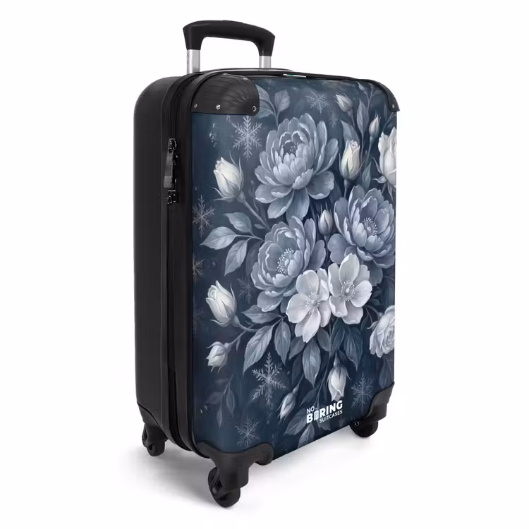 CaseSwap™ - Fleurs - Bouquet - Hiver - Abstrait - Bleu — 2