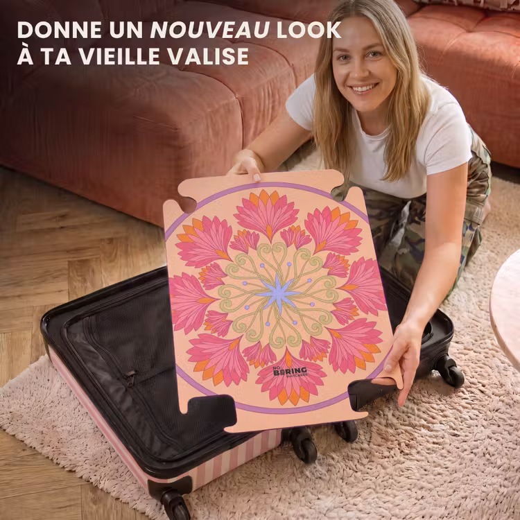 CaseSwap™ - Fleurs - Motif - Abstrait - Rose - Décoratif — 3