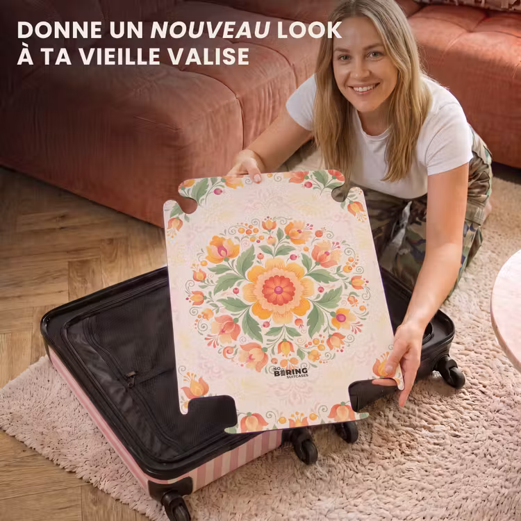 CaseSwap™ - Fleurs - Motif - Décoratif - Orange — 3