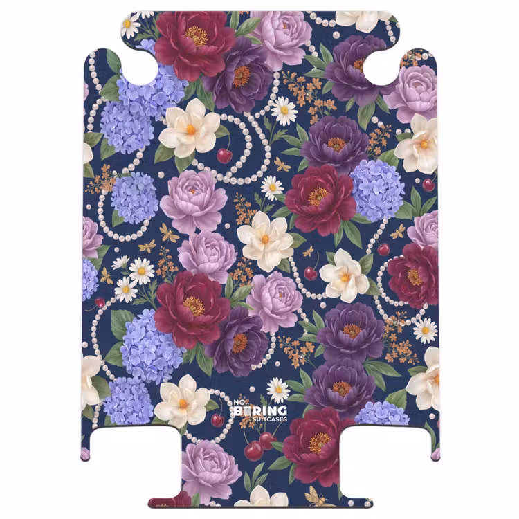 CaseSwap™ - Fleurs - Perles - Décoration - Moderne - Bleu — 1