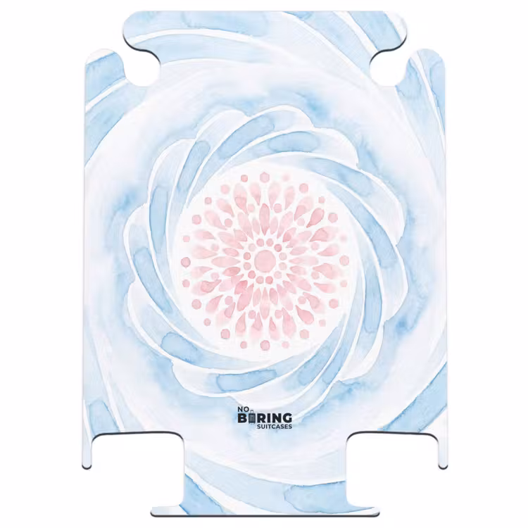 CaseSwap - Résumé - Forme de fleur - Aquarelle - Rose - Bleu — 1