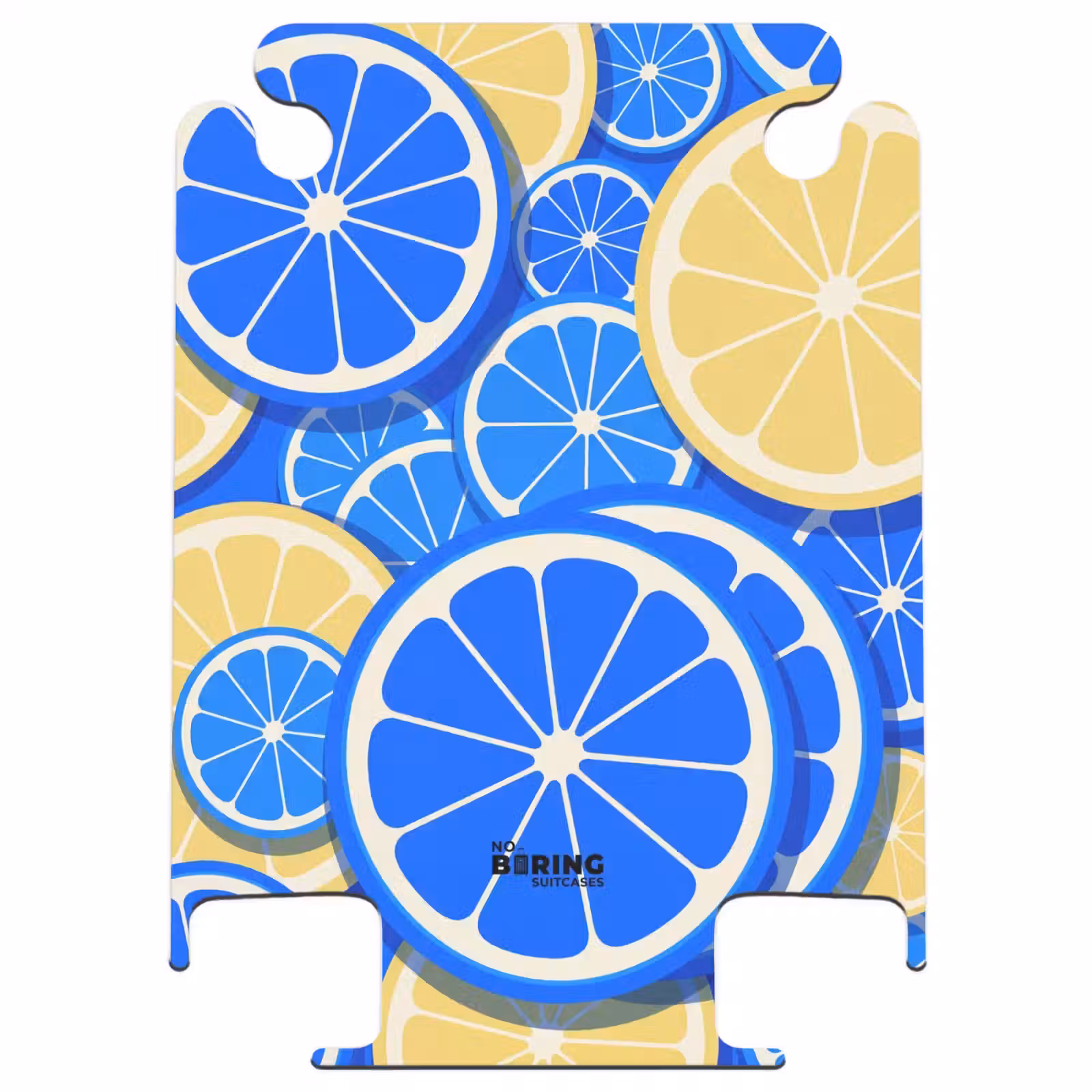 CaseSwap™ - Fruits - Tranches - Motif - Moderne - Bleu - Jaune — 1