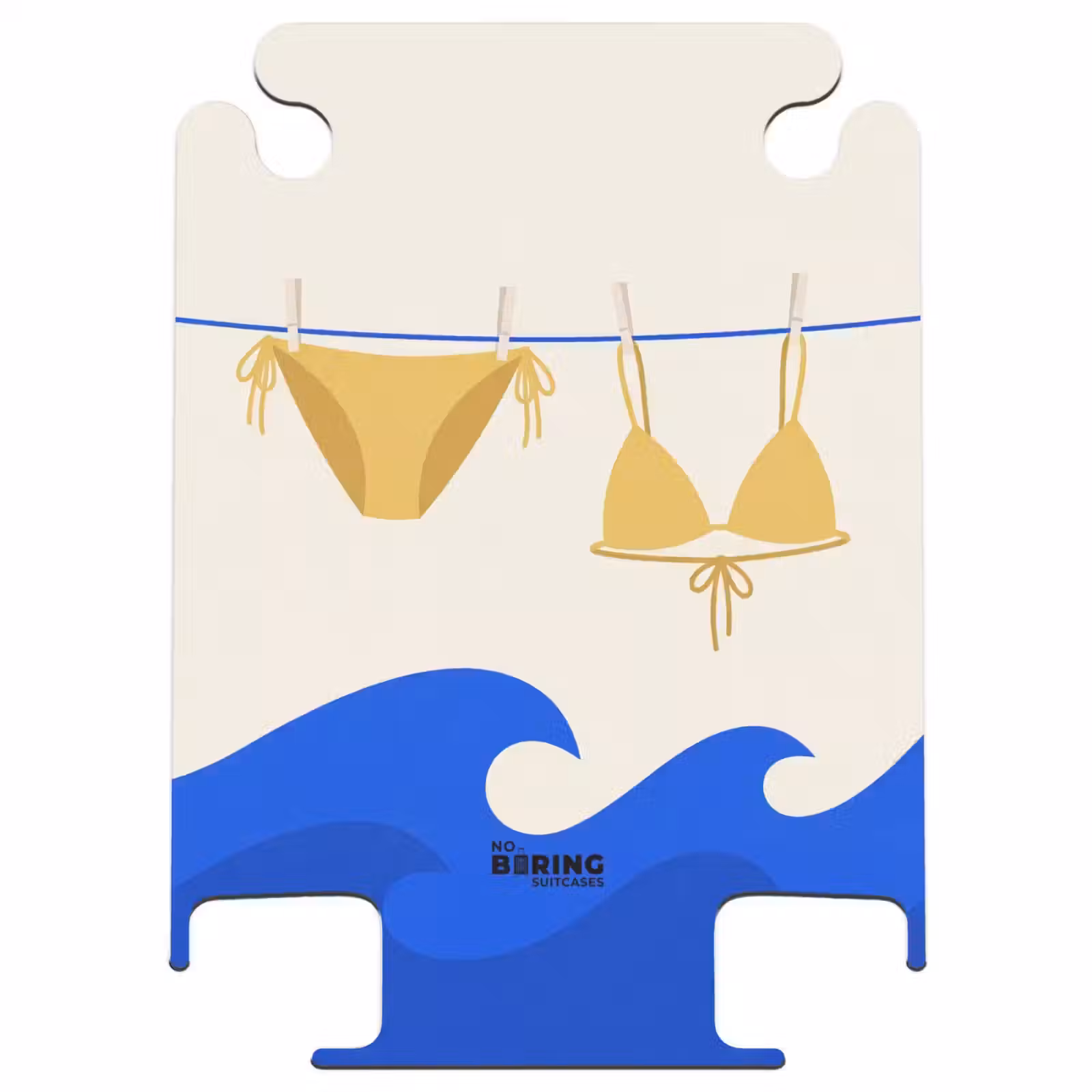 CaseSwap - Maillot de bain - Mer - Été - Illustration - Jaune — 1