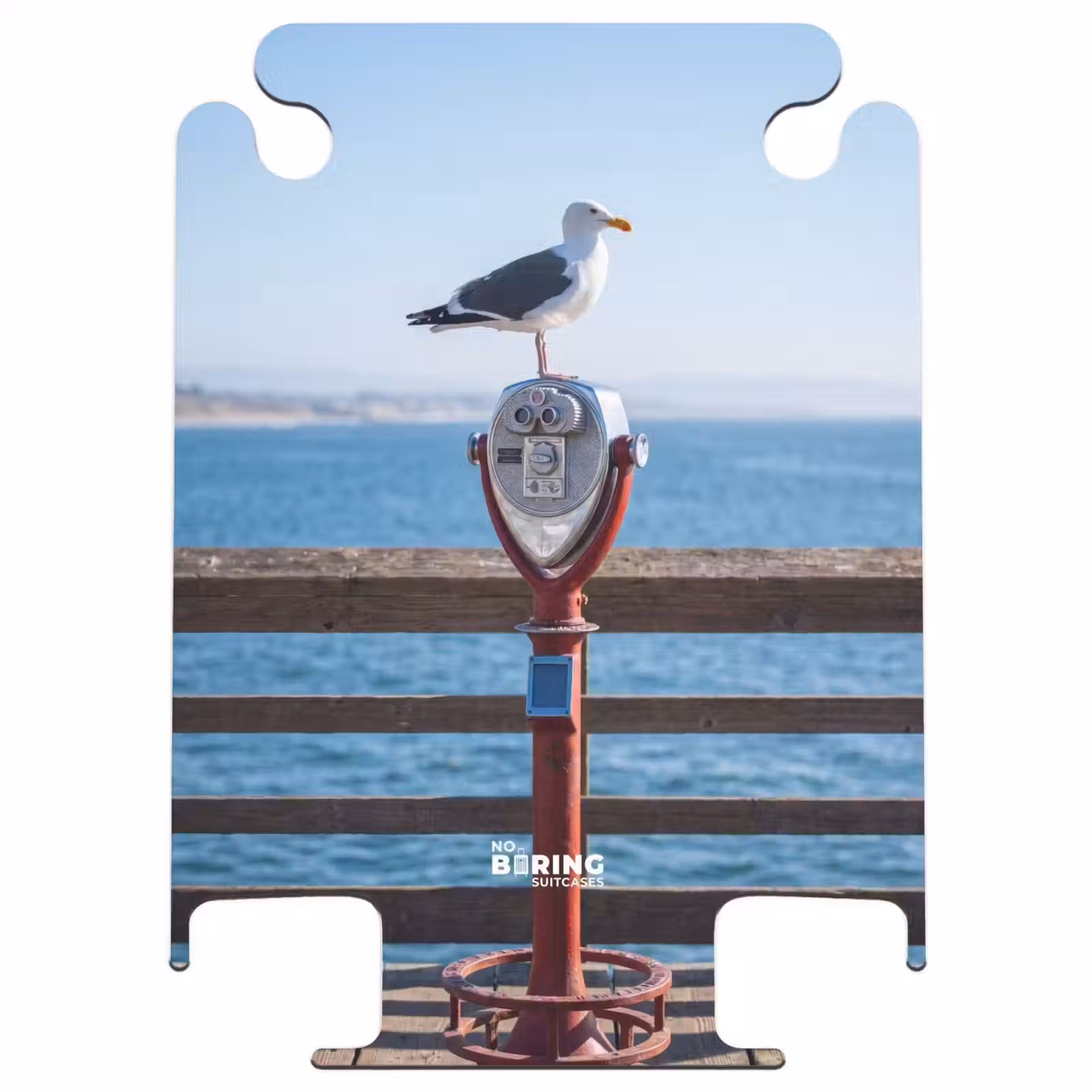 CaseSwap - Oiseau - Jumelles - Côte - Mer - Bleu — 1