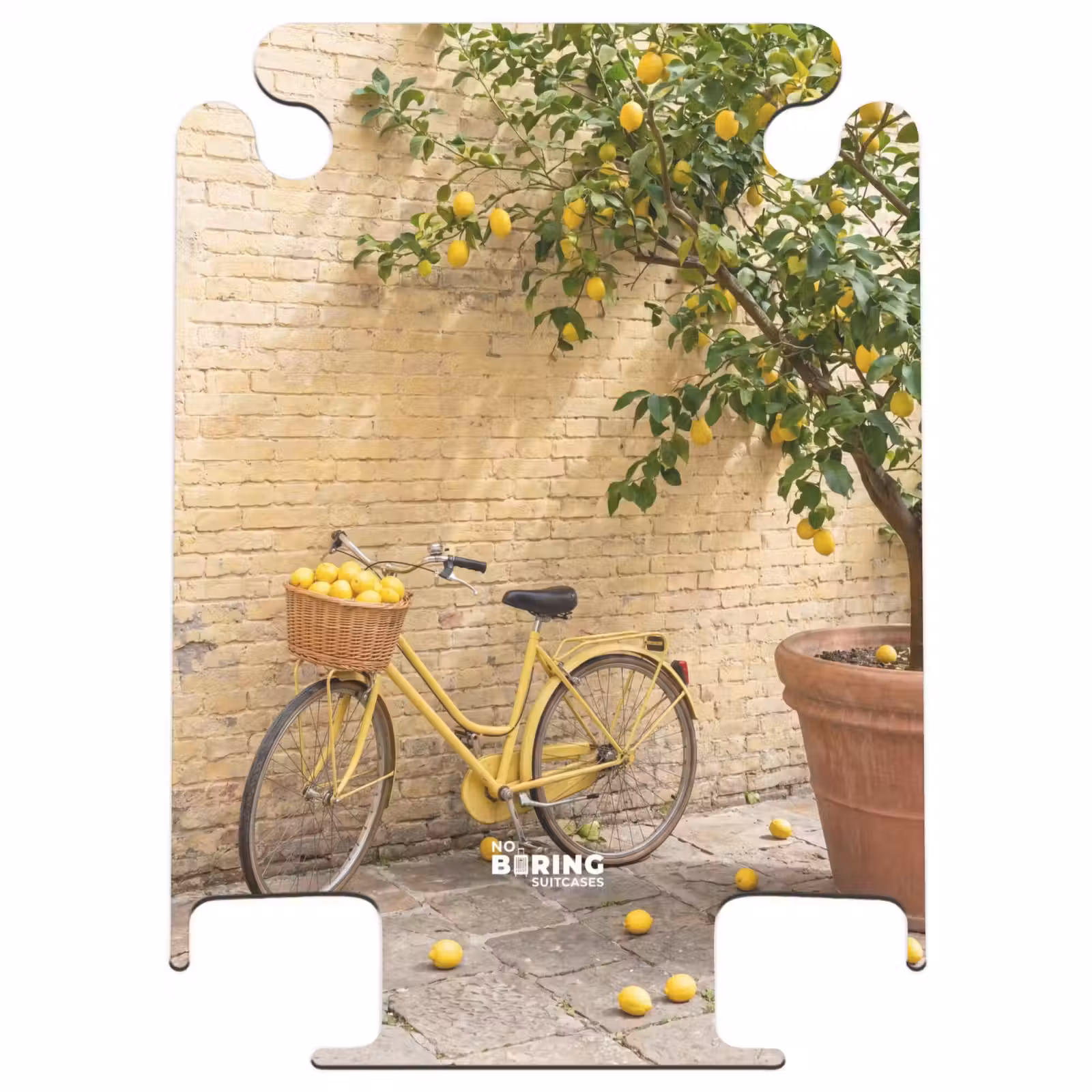 CaseSwap - Vélo - Panier - Nourriture - Jaune - Été — 1
