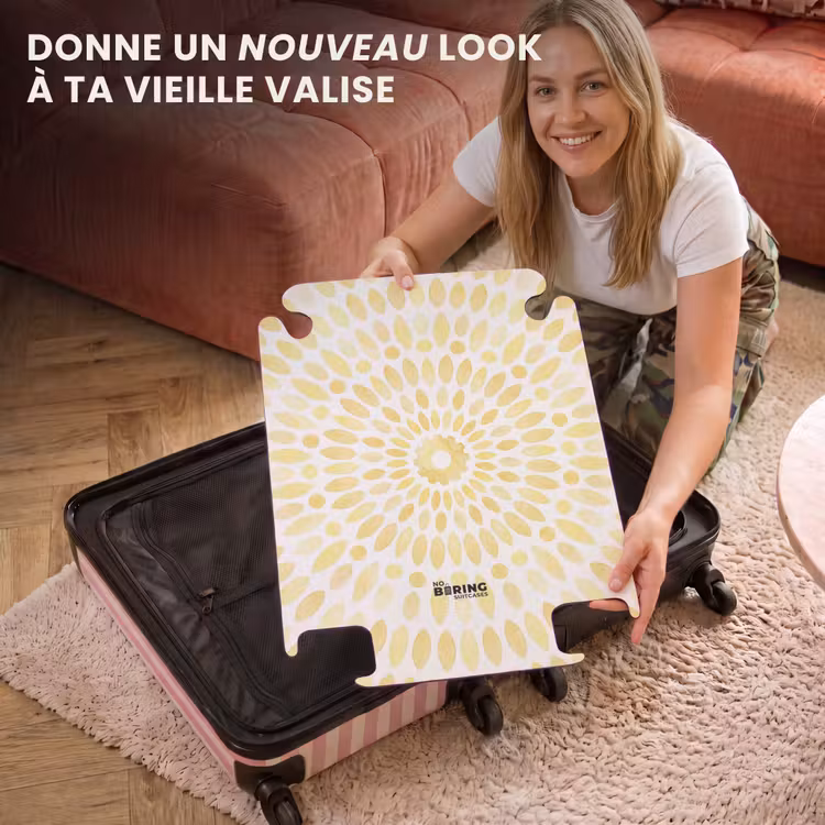 CaseSwap™ - Abstrait - Géométrique - Rayonnant - Jaune — 3
