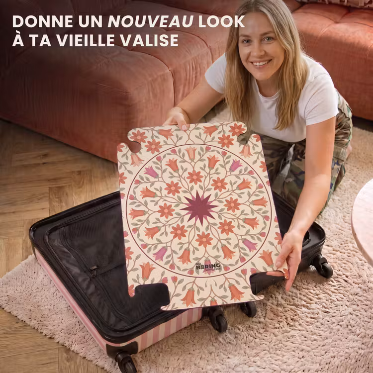 CaseSwap - Fleurs - Mandala - Décoratif - Rouge — 3