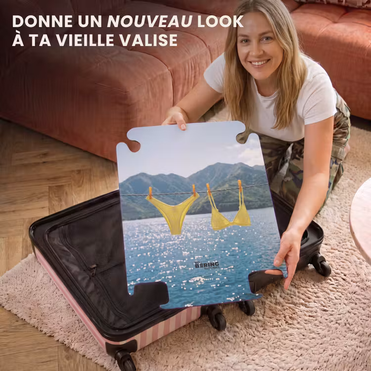CaseSwap - Maillots de bain - Bikini - Mer - Montagnes - Jaune — 3