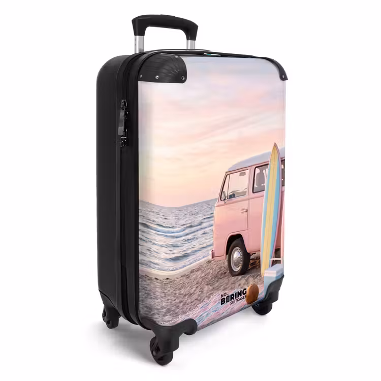 CaseSwap - Minibus - Plage - Planche de surf - Été - Rose — 2