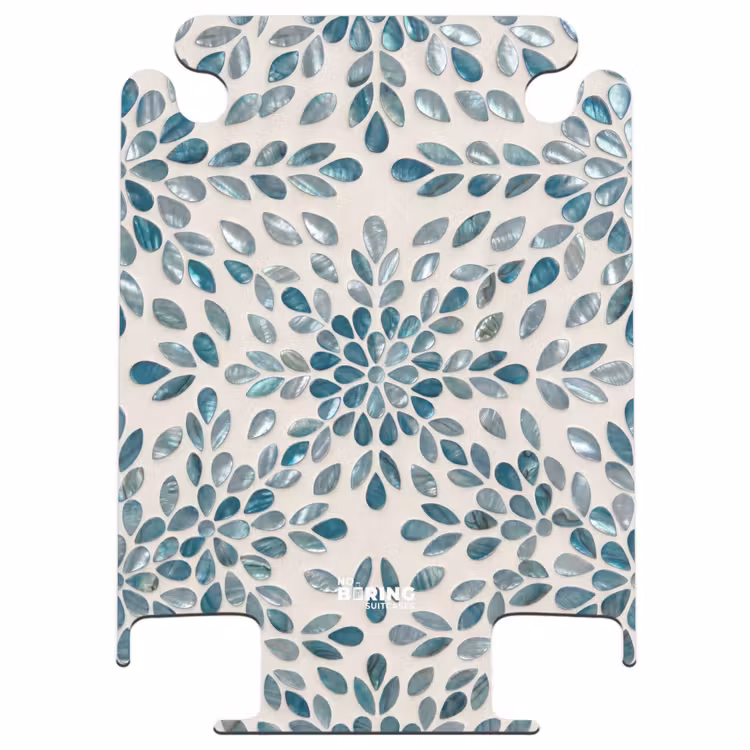 CaseSwap - Motif - Feuilles - Abstrait - Moderne - Turquoise — 1