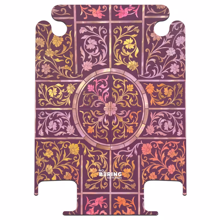 CaseSwap - Motif - Floral - Oriental - Violet - Or — 1