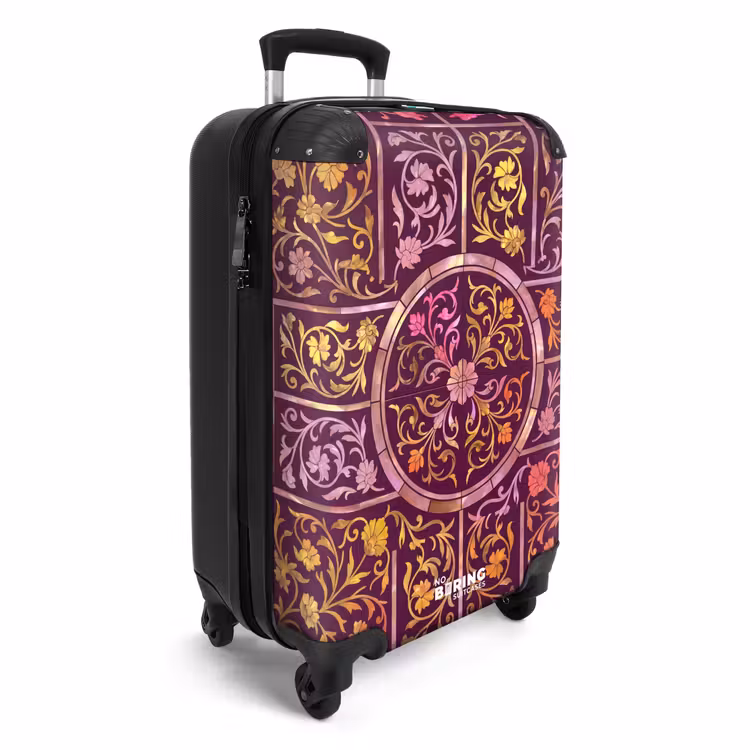 CaseSwap - Motif - Floral - Oriental - Violet - Or — 2